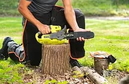 Акумуляторна ланцюгова пилка Ryobi ONE+ RY18CS20A-0 18В без АКБ та ЗП (5133005414) - мініатюра 4