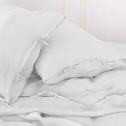 Простирадло MirSon Льон Natural Linen Winter flower 220х150 см (2200008249380) - мініатюра 6