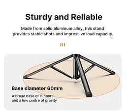 Штатив Ulanzi Vijim TB64 1.6M Multifunction Tripod UV-T115GBB1 TB64 Black - мініатюра 5