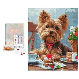 Набір алмазної мозаїки "Чайка йорка" 40х50см (AMO8042)