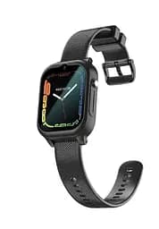 Дитячий смарт-годинник Lemfo K26 з GPS-відеодзвінком HD-камерою та 2 додатковими корпусами в комплекті Чорний - мініатюра 5
