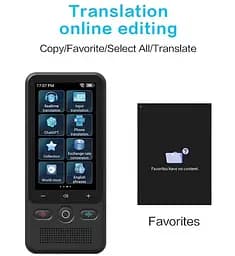 Голосовий перекладач AI Translator T18 Wi-Fi Bluetooth (138 мов) 1400 мАг - мініатюра 2
