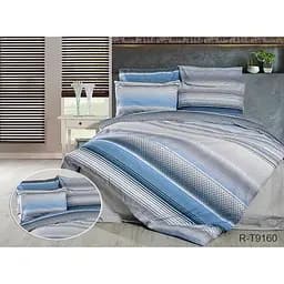 Комплект постільної білизни TAG Tekstil з компаньйоном 2-спальний 000210397 (R-T9160)