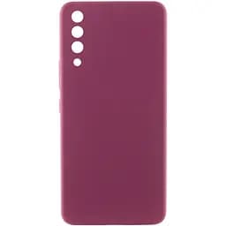 Чохол Lakshmi Silicone Cover Full Camera AAA для Samsung Galaxy A50 A505F/A50s/A30s Бордовий/Plum
