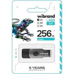 USB флеш накопичувач Wibrand 256GB Lizard Black USB 3.2 (WI3.2/LI256P9B) - мініатюра 3