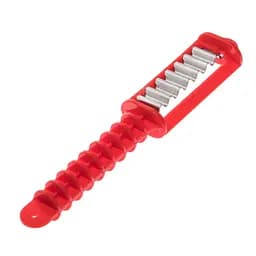 Ніж для фігурного нарізування овочів, картоплі, сиру фігурний ніж 20 см, Master Class Червоний 84464