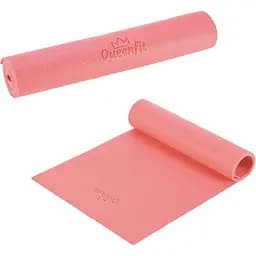 Килимок (мат) для фітнесу та йоги Queenfit 0,5см темно-рожевий - мініатюра 6
