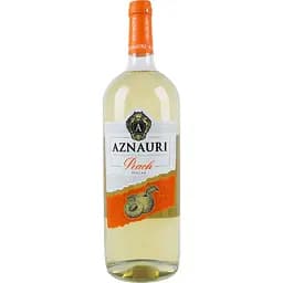 Вино Aznauri Peach персик белое полусладкое 1.5 л