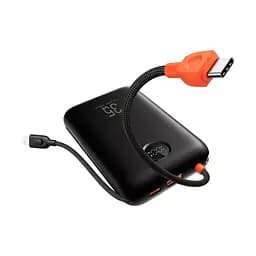 УМБ VEGER K3 Built-in Cables PD 35W 30000mAh Black (W3018) (6977525750137)