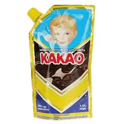 Молоко сгущенное Первомайский МКК с сахаром и какао 7.5 % 290 г (699993)