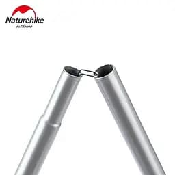 Стійки для тенту Naturehike Steel poles (NH19PJ042) 25ммx2.4м - 2 шт - сталеві - мініатюра 4