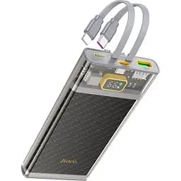 Портативна батарея Power Bank Hoco J104 Discovery Edition 22.5W with cable 10000mAh Grey - мініатюра 3