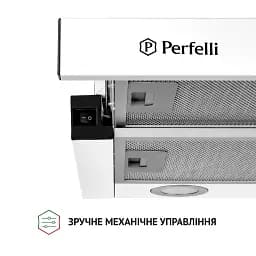 Витяжка телескопічна Perfelli TL 6212 WH 700 LED - мініатюра 5