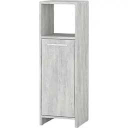 Пенал з полицею та дверцятами Moreli Forte Wilmer 950x300x300 мм Бетон (id27-0000-18-beton)