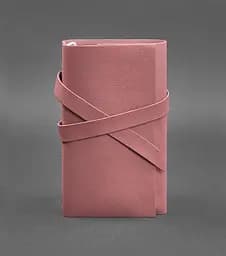 Жіночий шкіряний блокнот (Софт-бук) 1.0 Рожевий