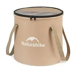 Складне відро для води Naturehike CNK2350CF010 ЕВА (20 л) Бежевий