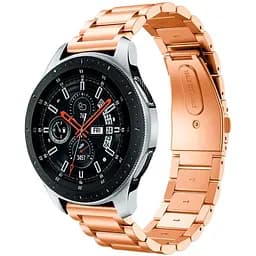 Металевий ремінець Watchbands Stainless Premium Samsung Galaxy Watch 46mm Silver Samsung Gear S3 - рожево-золотий (WB006METALROSEGOLD46)
