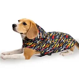Дощовик для собак з капюшоном Barksi Textile розмір XXS Гравітація - мініатюра 3