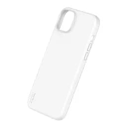 Рідкий силіконовий чохол Vokamo для iPhone 15 Pro Max із магнітом MagSafe White