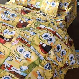 Пододеяльник MirSon Funny Sponge Bob бязь 110х140 см (2200011447346)