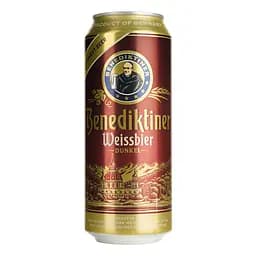 Уцінка. Пиво Benediktiner Weissbier Dunkel 5.4% 0.5 л 
