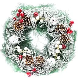 Вінок новорічний D30см 84165