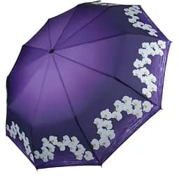 Жіноча складана парасолька напівавтомат The Best 98 см фіолетова