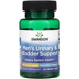 Підтримка сечовидільної системи для чоловіків Swanson Men's Urinary & Bladder Support 500 мг 30 капсул