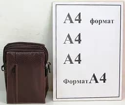 Невелика чоловіча сумка для носіння на плечі або коричневій ремені Nobrand 12х17х4 см sum0023996 - мініатюра 20