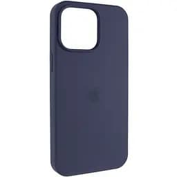Чохол Epik Silicone Case AA Logo with MagSafe для Apple iPhone 11 Pro 5.8 Темно-синій/Midnight blue