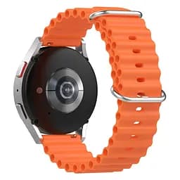 Ремінець Hump Samsung Galaxy Watch Active 2 40mm44mm - помаранчевий ширина кріплення 20мм силікон Watchbands (W23-0WB91199940) - мініатюра 2
