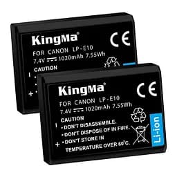 2-Pack KingMa Canon LP-E10 комплект з 2 акумуляторів