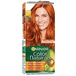 Фарба для волосся Garnier Color Naturals відтінок 7.40 вогненний мідний 110 мл (C4555926)