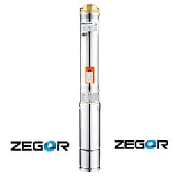 Насос глибинний відцентровий Zegor 4SDM214-0,75 кабель 8 м + ремкомплект 30412 - мініатюра 2