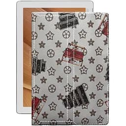 Чохол StatusCASE з екошкіри для планшету Asus ZenPad 10 (Z300CG) Луі-Вітон-білий