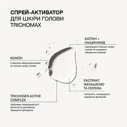 Cпрей-активатор для відновлення природного росту волосся, схильного до випадіння Trichomax Triology - мініатюра 4
