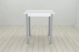 Стіл кухонний Ferrum-decor Дієго 75x70x70 Сірий ДСП Біле 16мм (FRD-106296) - мініатюра 3
