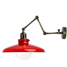 Настенное бра стальное 4-х поворотное, PikArt арт. 605 красный