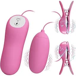 Набор секс игрушек Pretty Love Electric Shock & Vibro-Bullets 3 шт. розовый