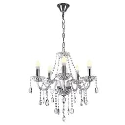 Люстра підвісна Brille кришталева свічка E14 60W (BCL-654S/5)