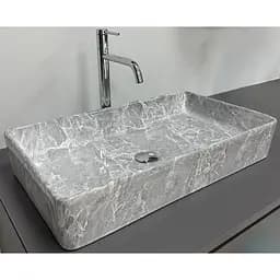 Умивальник VBI Triest grey stone накладний VBI-012716, Мармур