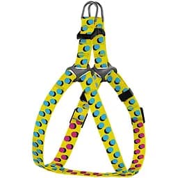 Шлея для собак дрібних порід BronzeDog Urban Art Поп Арт XS 33-40 см