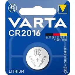 Батарейка Varta CR 2016 Bli 1 Lithium, 1 шт. (6016101401)