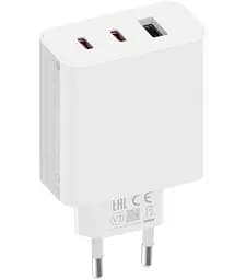 Мережевий зарядний пристрій XiaomiXiaomi GaN Charger 67W 2C1A 2C1A BHR7493EU White