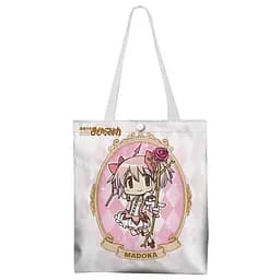 Шоппер еко-сумка Дівчинка чарівниця Мадока Магіка Puella Magi Madoka Magica 33 х 37 см двосторонній