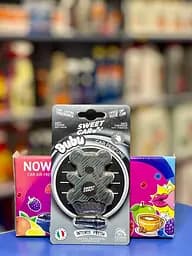 Ароматизатор автомобільний пластиковий Sweet Car Intense Fresh, ведмедик, на дефлектор,на решітку кондиціонера