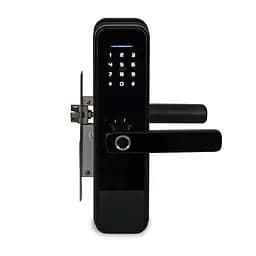 Замок біометричний автономний Trinix TRL-5305BTF Black з Bluetooth, зчитувачем відбитків пальців і карт Mifare (65-00063)