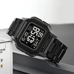 Наручний годинник чоловічий 2264BKGYBK Black-Grey-Black Skmei acs0030088 - мініатюра 5