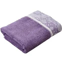 Рушник Romeo Soft Croсhet, махровий, 90х50 см, фіолетовий з білим (2000008489409)
