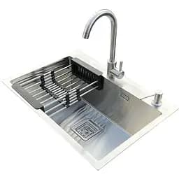 Комплект мойка + смеситель Romzha Arta Nova U-600 (A)